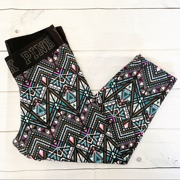 VS PINK Aztec Cropped Ultimate leggings -Size XS - Picture 3 of 6